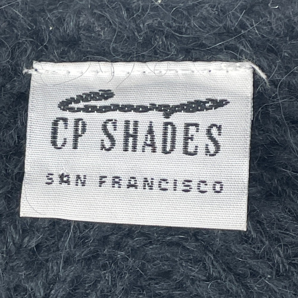 CP Shades Sweater Medium Black Mohair Alpaca Mix Knit Pullover Old‎ Money Staple - Picture 2 of 7